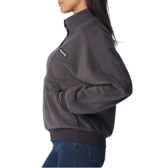 Columbia Women’s Wintertrainer Fleece Pullover in Shark Gray $90 MSRP NWT - Picture 3 of 5